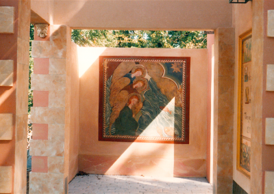 side mural in Marco Polo Exhibit